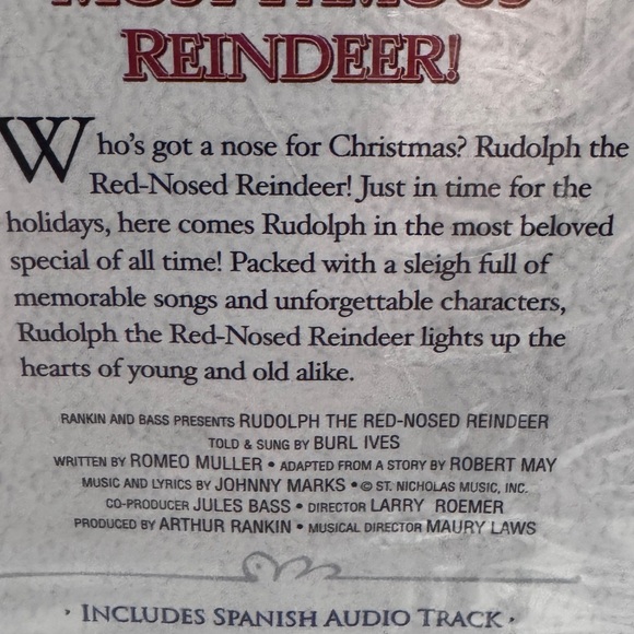 🎄 Vintage Rudolph the Red-Nosed Reindeer – Brand New, Sealed 2004 DVD 🦌✨ - Picture 9 of 16